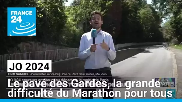 JO 2024 : le pavé des Gardes, principale difficulté du Marathon pour tous • FRANCE 24