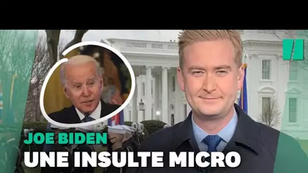 Joe Biden insulte un journaliste Fox News pensant son micro éteint