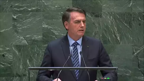 REPLAY - Jair Bolsonaro s'exprime lors de la 74ème assemblée générale de l'ONU