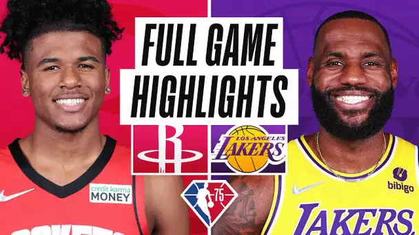 ROCKETS at LAKERS | FULL GAME HIGHLIGHTS | November 2, 2021