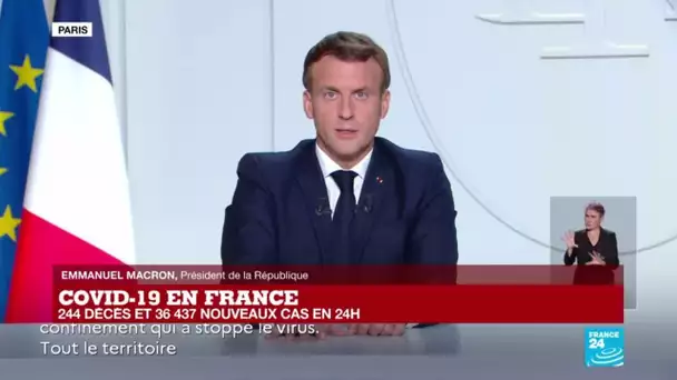 Les modalités du reconfinement : durée, attestations, télétravail...les annonces d'Emmanuel Macron