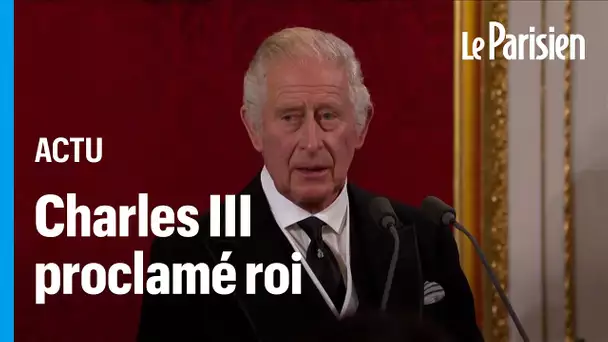 Charles III est officiellement proclamé roi du Royaume-Uni