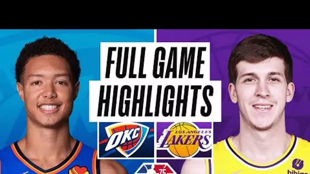 THUNDER at LAKERS | FULL GAME HIGHLIGHTS | April 8, 2022