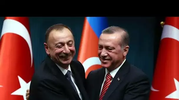 Recep Tayyip Erdogan  en visite à Bakou: le président turc a fêté la victoire dans le Haut-Karabakh