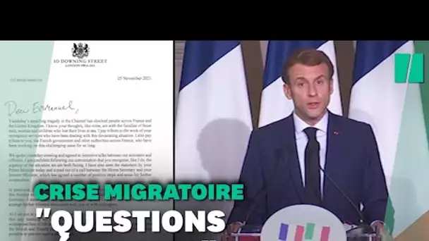 Après la lettre de Boris Johnson sur Twitter, Emmanuel Macron dénonce des méthodes "pas sérieuses"