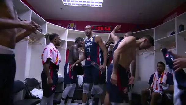 La joie sereine des Bleus dans les vestiaires