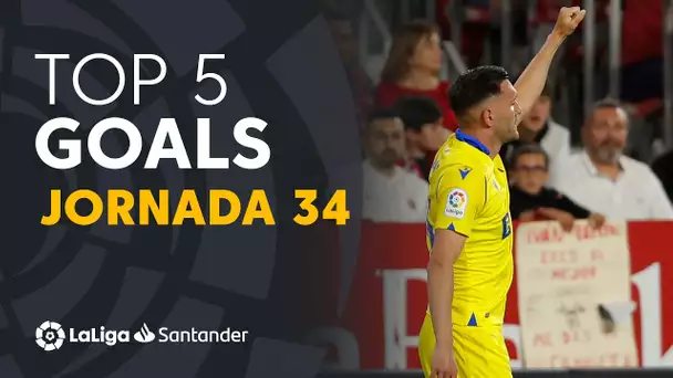 LaLiga TOP 5 Goles Jornada 34 LaLiga Santander 2021/2022