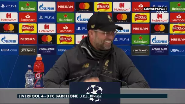 La réaction de Jurgen Klopp après Liverpool / Barcelone