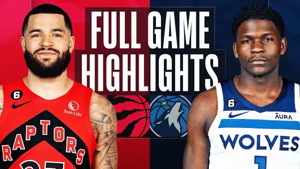 RAPTORS at TIMBERWOLVES | FULL GAME HIGHLIGHTS | January 19, 2023