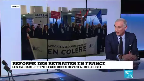 Réforme des retraites : "Ras-le-bol et désespoir de la profession des avocats"