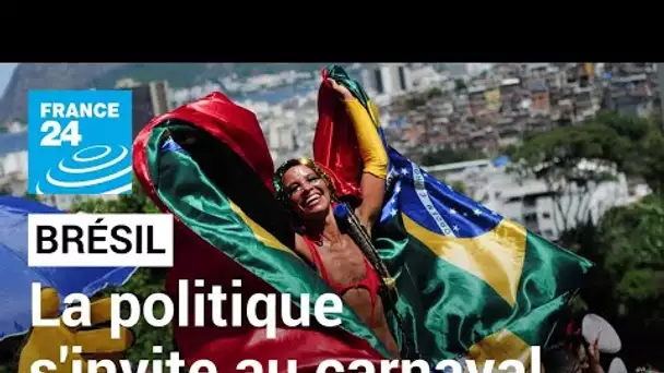 Au Brésil, la politique s’invite au célèbre carnaval de Rio de Janeiro • FRANCE 24