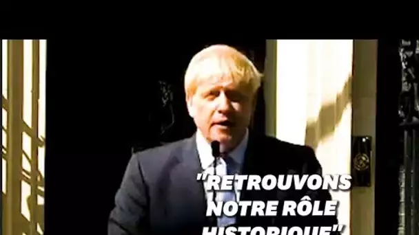 Un 1er discours 100% Brexit pour Boris Johnson Premier ministre