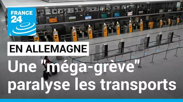 En Allemagne, une "méga-grève" paralyse le secteur des transports • FRANCE 24