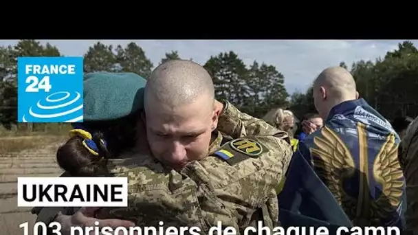 L'Ukraine et la Russie annoncent avoir échangé 103 prisonniers de chaque camp • FRANCE 24