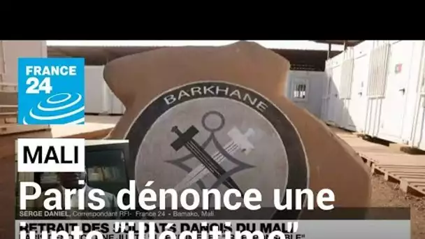 Mali : Paris dénonce une junte "illégitime" après le retrait des troupes danoises de la force Takuba