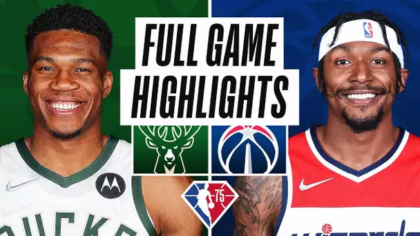 BUCKS at WIZARDS | FULL GAME HIGHLIGHTS | November 7, 2021