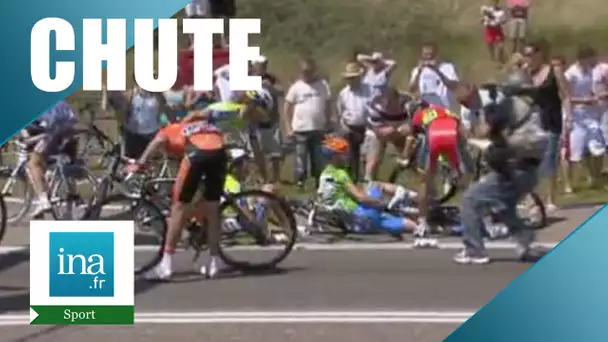 Chutes dans la 1ère étape du Tour de France 2010 | Archive INA