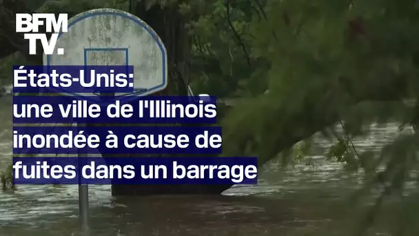 États-Unis: la ville de Nashville, dans l'Illinois, inondée à cause de fuites dans un barrage