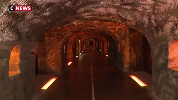 Avenue de Champagne à Epernay : sous les pavés, plus de 200 millions de bouteilles