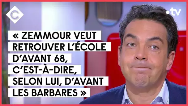 Éric Zemmour et l’école : le coup de la blouse - C à vous - 11/01/2022