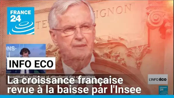 La croissance française revue à la baisse par l'Insee, malgré la "parenthèse enchantée" des JO