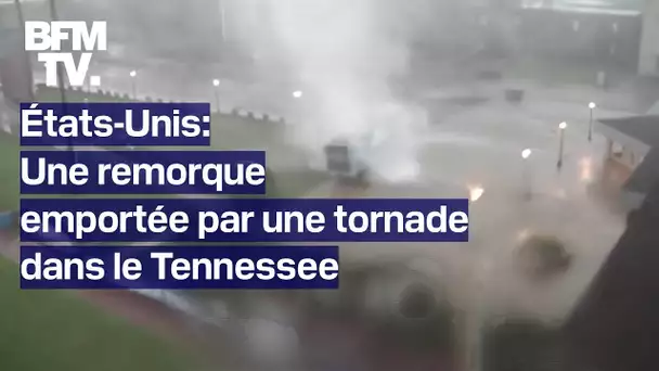 États-Unis: une tornade emporte une remorque sur un campus universitaire du Tennessee