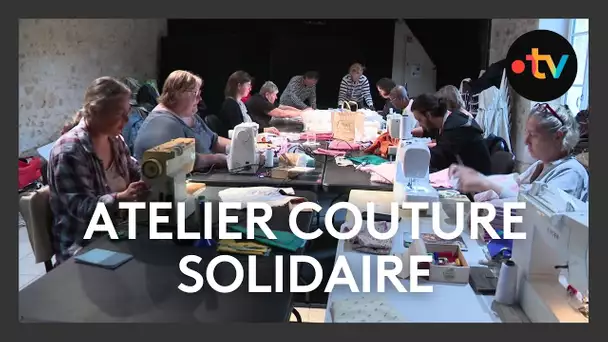 Atelier couture à Montmorillon : des sacs pour les malades atteints d'un cancer