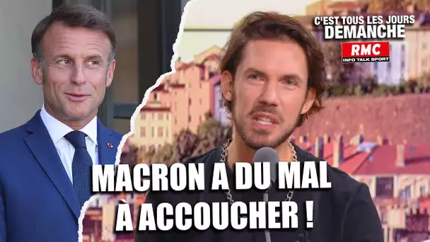 Arnaud Demanche : Macron a du mal à accoucher !