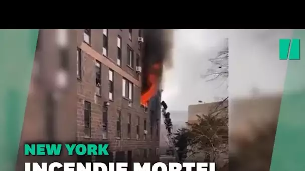 À New York, l'incendie d'un immeuble fait au moins 19 morts