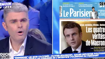 Emmanuel Macron : le journaliste du Parisien revient sur les coulisses de l'interview, dans TPMP