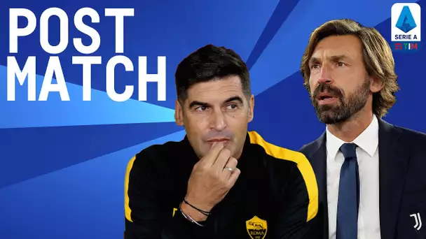 Roma 2-2 Juventus | Fonseca & Pirlo Post Match Press Conference | Serie A TIM