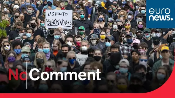 Rassemblement en mémoire de George Floyd dans le Maine