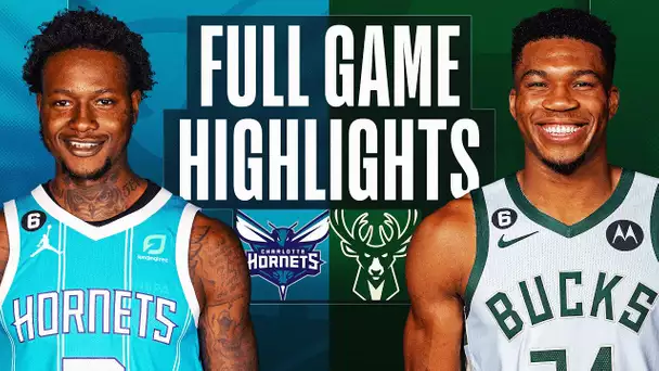 HORNETS at BUCKS | FULL GAME HIGHLIGHTS | January 6, 2023