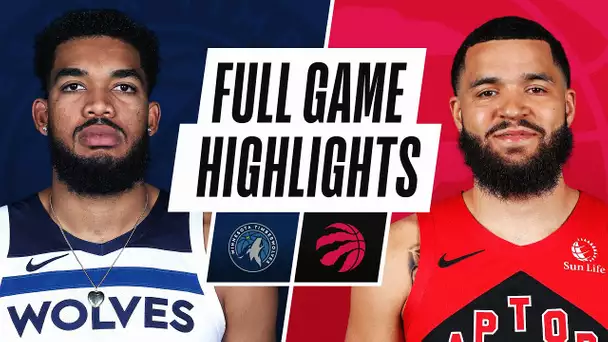 TIMBERWOLVES at RAPTORS | FULL GAME HIGHLIGHTS | February 14, 2021