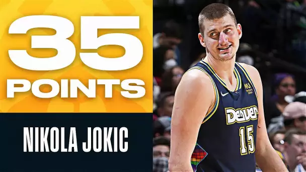 Nikola Jokic Recorded 35 PTS in Less Than 35 Min!