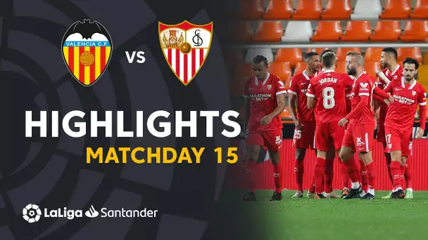 Highlights Valencia CF vs Sevilla FC (0-1)