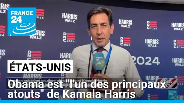 Barack Obama est "l'un des principaux atouts" de Kamala Harris • FRANCE 24