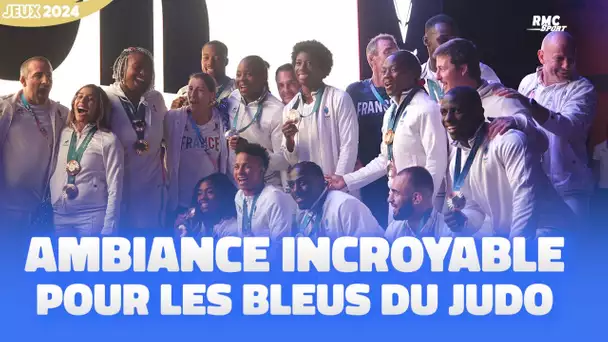 JO 2024 / Judo : L’arrivée exceptionnelle des Bleus au Club France, dans une ambiance de folie