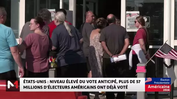 Etats-Unis : niveau élevé de vote anticipé, plus de 57 d´électeurs américains ont déjà voté