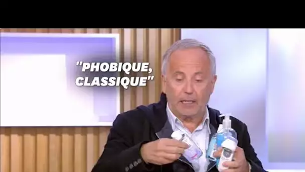 Fabrice Luchini sort la parfaite panoplie anti-coronavirus sur le plateau de "C à Vous"