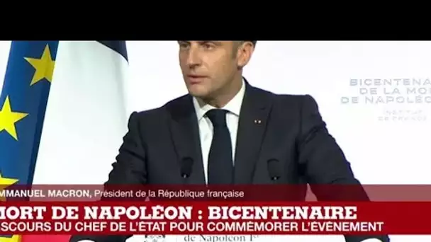 REPLAY - Discours d'Emmanuel Macron à l'occasion du bicentenaire de la mort de Napoléon