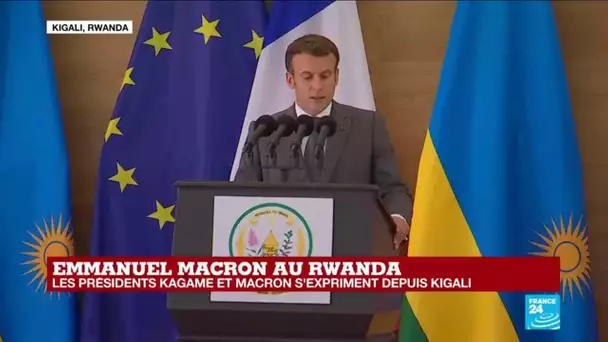 REPLAY - Le président français Emmanuel Macron s'exprime à nouveau depuis Kigali