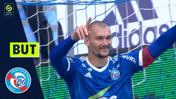 But Ludovic AJORQUE (73' - RCSA) RC STRASBOURG ALSACE - AS SAINT-ÉTIENNE (5-1) 21/22