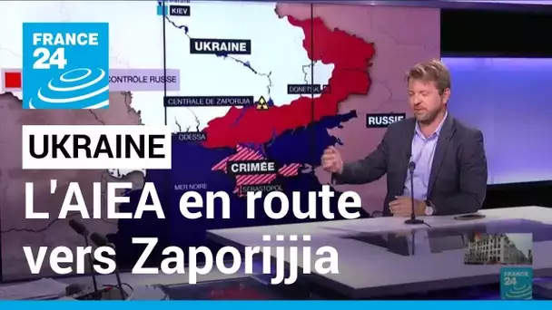 Guerre en Ukraine : l'AIEA en route vers la centre nucléaire de Zaporijjia • FRANCE 24