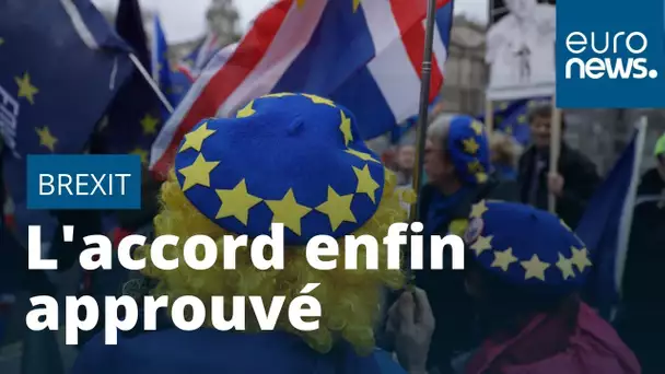 L'accord de Brexit enfin approuvé, trois ans et demi après le référendum