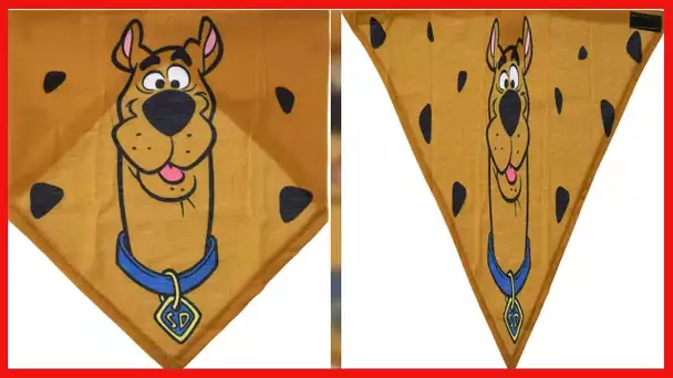 Warner Brothers Scooby Doo Dog Bandana For All Dogs | Bandana for All Dogs in Brown, Cute Dog Access