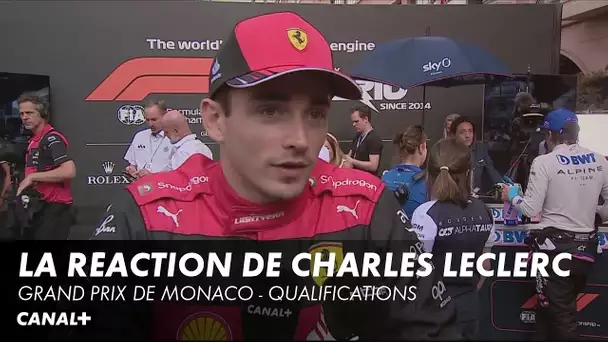 La réaction de Charles Leclerc après sa pole - Grand Prix de Monaco - Qualifications