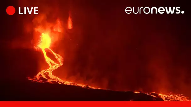 🔴 En direct : la lave du volcan de La Palma atteint la mer