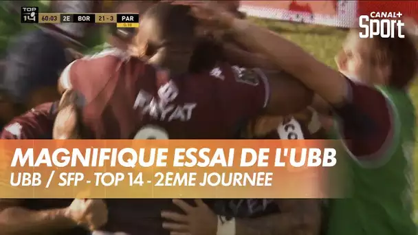 Magnifique essai de l'UBB face au Stade Français