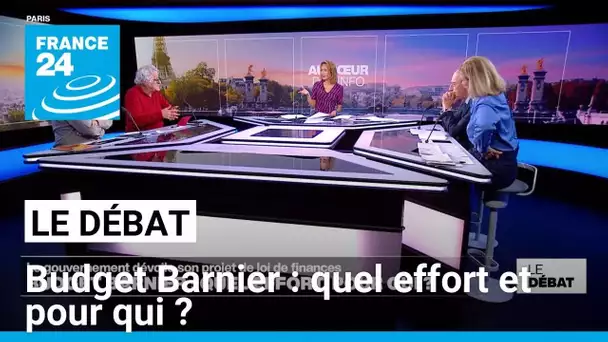 Budget Barnier : quel effort, pour qui ? • FRANCE 24